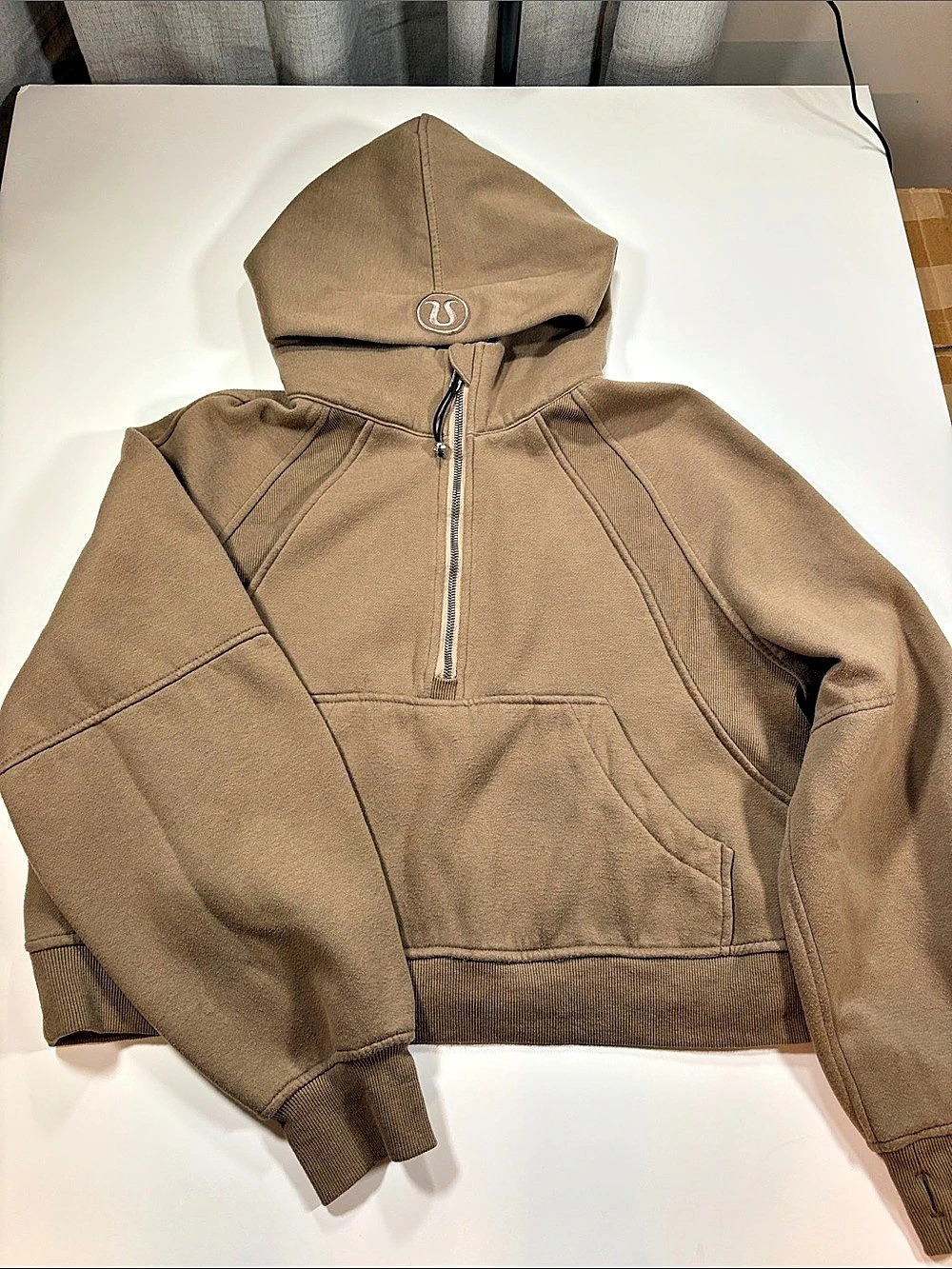 lululemon Scuba Hoodie Brown Size 8